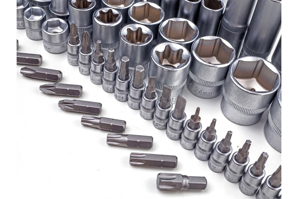 Набор инструмента 108 предметов , 6 граней ПРОФ Сервис Ключ