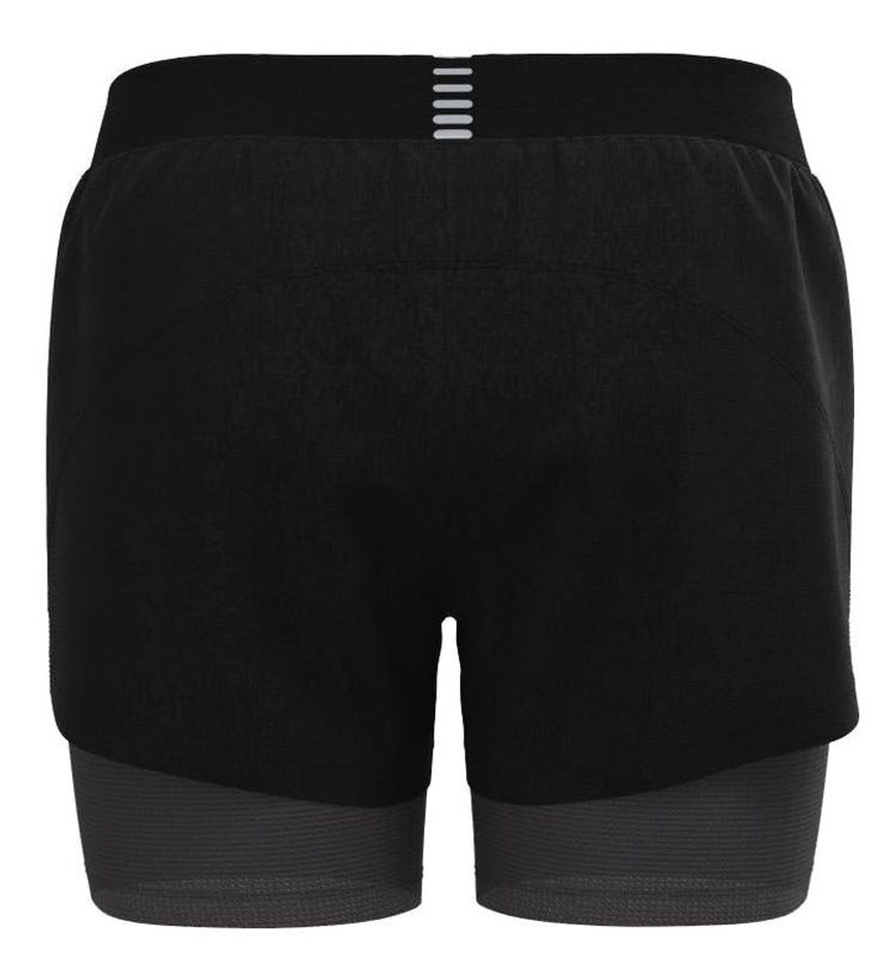 Женские теннисные шорты Under Armour IsoChill Run 2in1 Short M - black