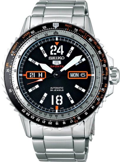Мужские часы Seiko SRP347K1Y 5 Sports Automatic