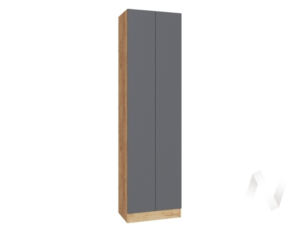 Шкаф платяной Прихожая Руэлла (дуб крафт золотой/графит серый)