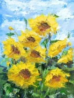 Картина маслом 21*15 см. ручная работа без оформления