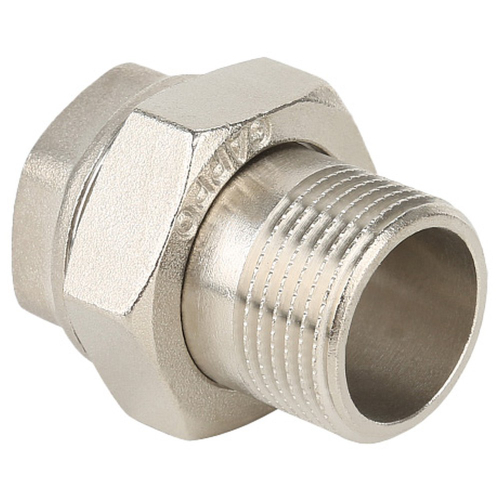 Соединитель Gappo прямой (Американка) ВР-НР никелированная 1"