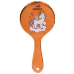 Расческа массажная зеркальная «Animals», радуга, микс 4 цвета, 10*22см (блистер Ultramarine)