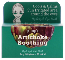 Petitfee Противоотёчные гидрогелевые патчи с артишоком Artichoke Soothing Hydrogel Eye Mask 60 шт.