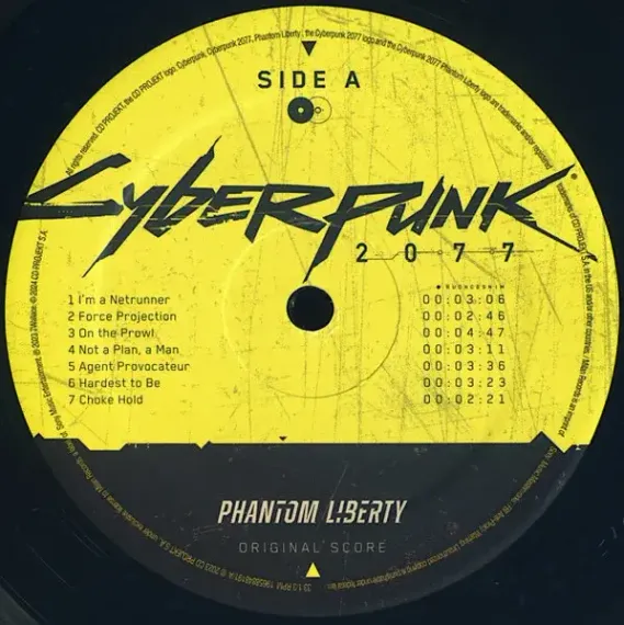 OST Cyberpunk 2077: Phantom Liberty - P.T. Adamczyk & Jacek Paciorkowski - LP