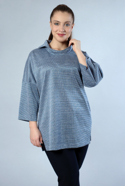 Джемпер женский 3462ЛП, гусин.лапка #225ГЛа033462ЛП