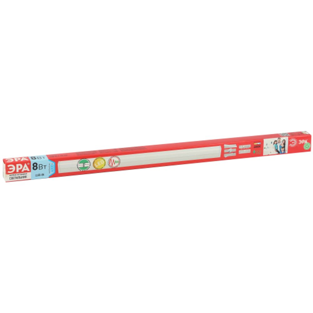 Линейный светодиодный светильник ЭРА RED LINE LLED-04-0-40K-008 8Вт 4000K L562мм