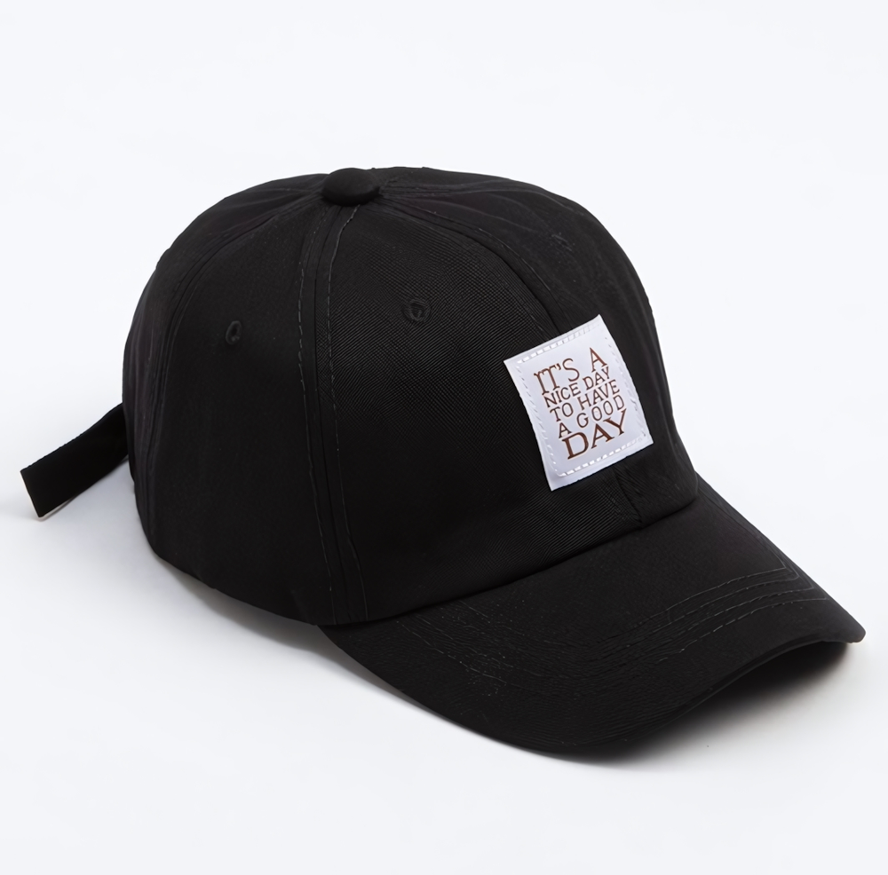Кепка детская "It's a nice day" цвет чёрный, р. 52/ 7303923 MINAKU