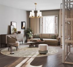 Люстра на штанге Maytoni Fortano MOD089PL-06BS