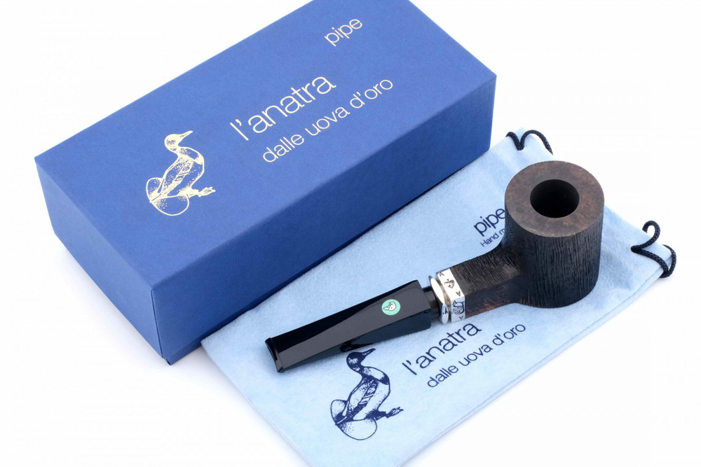 Курительная трубка L’Anatra Poker Pettinata Straight L013-4