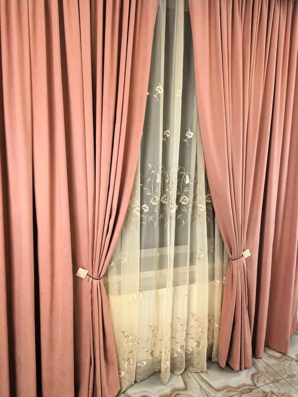 Шторы Канвас в гостиную спальню детскую 230 х 200 см/ 2 шт