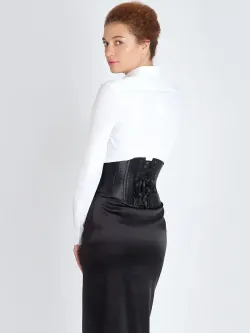 Шелковый аксессуарный корсет