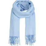 Палантин - шарф «ZIMA», однотонный, цвет светло голубой, 180*70см (200гр)