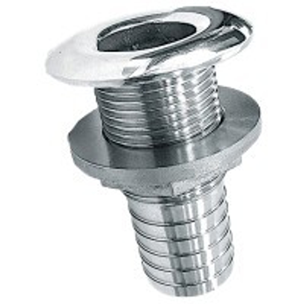 Стакан дренажный 1/2" с гайкой, Нерж.сталь