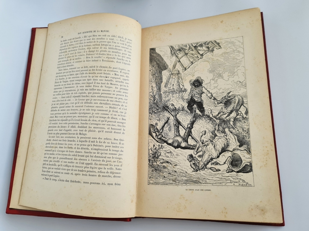 "Don Quichotte de la Manche". Miguel de Cervantes Saavedra. 1893 г.