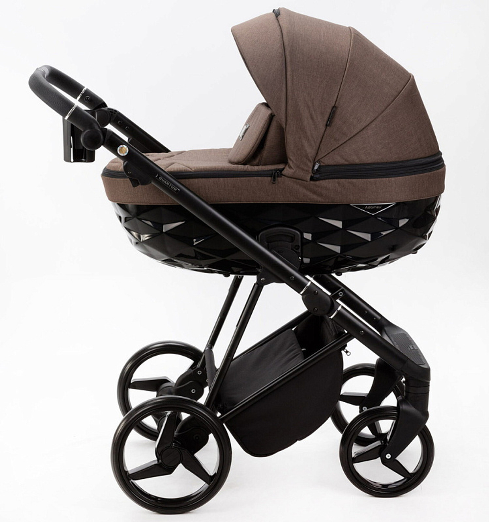 Детская коляска Adamex Quantum 2 в 1 Q-TK51 (КОРИЧНЕВЫЙ)