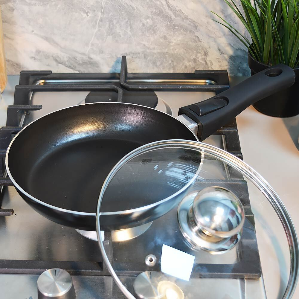 Сковорода 20см "Brilliant" стеклянная крышка