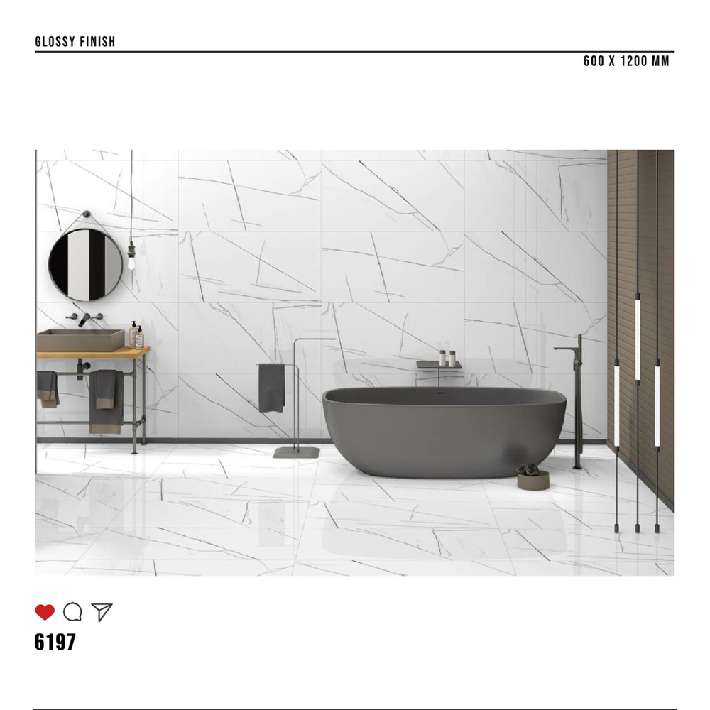 Керамогранит glossy №2 60х120, 6197