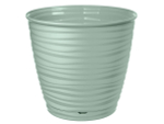 Горшок цветочный Saffron 1,5л с поддоном (светло-зеленый)