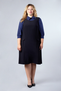 Сарафан женский 3730зп, Тёмно тёмно син #70ТТСи083730зп