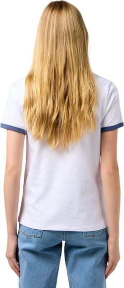 Футболка Wrangler RINGER TEE WHITE