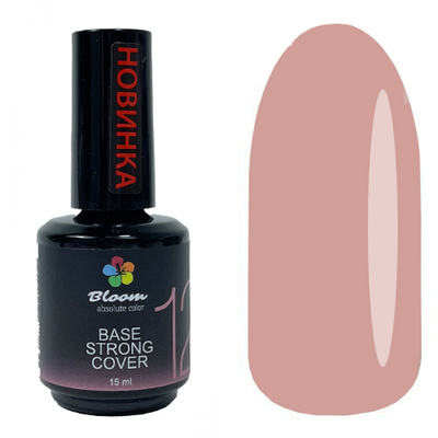 База Bloom Strong жесткая оттенок №12, 15 мл