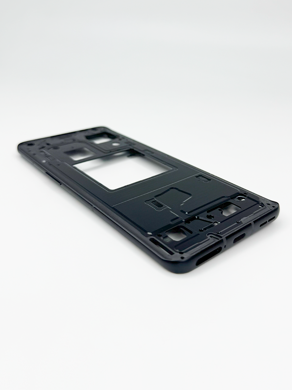 Средняя часть корпуса (рамка) для OnePlus 10 Pro черная (Volcanic Black)