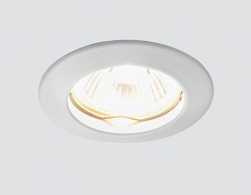 Точечный светильник 863A WH MR16 белый Ambrella