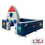 Надувная игровая комната «Звёздная ракета», 3,5×3,5×2 м