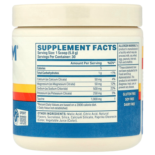 Podium Nutrition, соль и электролиты, персики и сливки, 174 г (6,14 унции)