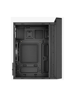 Aerocool Cs-109-G-BK-v1 (mATX, без БП, Glass Window, USB3.0 x1, USB2.0 x2, 12cm FRGB fan x1)