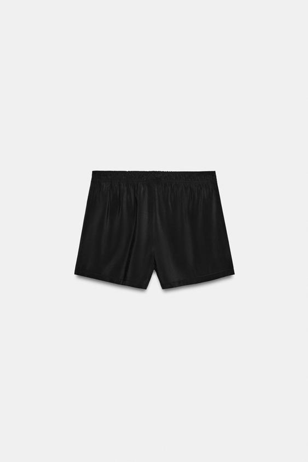 ZARA СВОБОДНЫЕ ШОРТЫ С ПУГОВИЦАМИ, ЧЕРНЫЙ