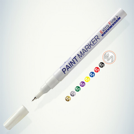 302759 MunHwa Маркер-краска PAINT MARKER EXTRA FINE, БЕЛАЯ 1мм (EFPM-05) БЛ-1