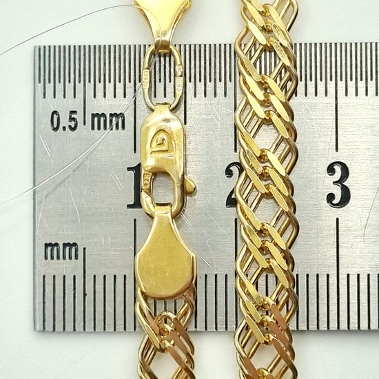 Цепочка Тройной ромб 6 мм