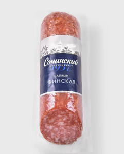 КОЛБАСА САЛЯМИ ФИНСКАЯ С/К ВАКУУМ  260ГР СОЧИ