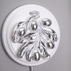 Настенный крючок Oliva Branch (Олива Бранч) Айс Античное серебро