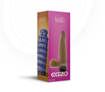 Телесный реалистичный мультискоростной вибратор Mad Tower (18.5 см) (Цвет: телесный)