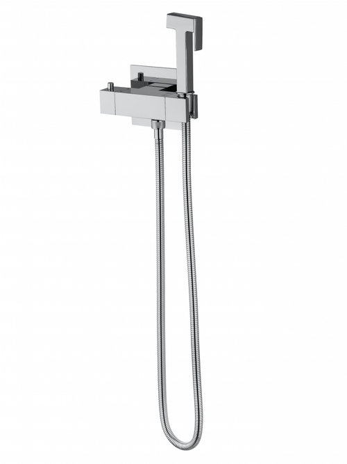 Смеситель с гигиеническим душем и термостатом встраиваемый WONZON & WOGHAND, Хром (WW-88819903-CR)