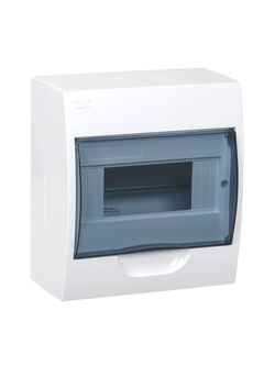 Корпус навесной ЩРН-П-8 Krepta 3 IP41 пластик. бел. IEK MKP12-N-08-40-20