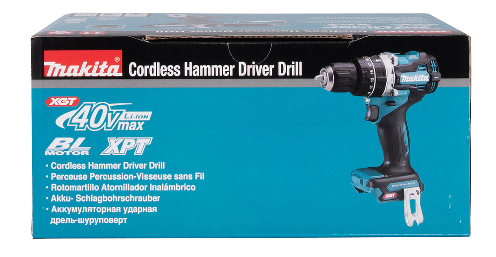 Компактная ударная дрель-шуруповерт XGT® HP002GZ 40В 65 Нм 0 - 2200 об/мин