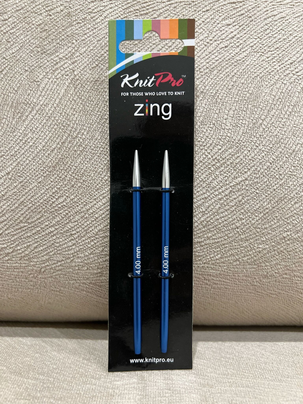 Спицы чулочные Zing 2,75мм/20см, KnitPro