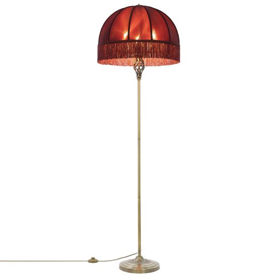 CL407933 Базель Бронза+Красный Торшер