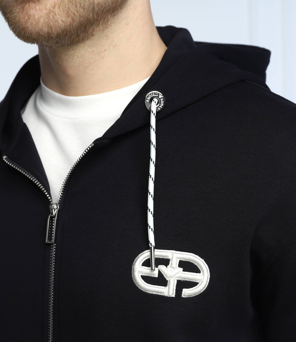 Худи Emporio Armani - темно-синий(3L1MFT 1JHSZ)