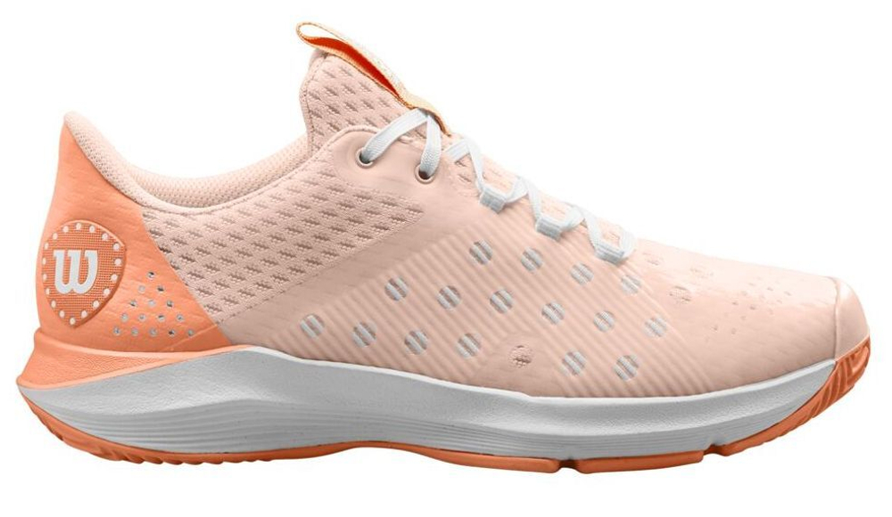 Женские Кроссовки теннисные Wilson Hurakn W - scallop shell/cantaloupe/white