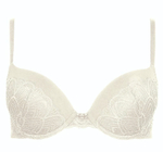 Кружевной бюстгальтер на косточках Grace (Размер: 34DD) (Цвет: пудровый)