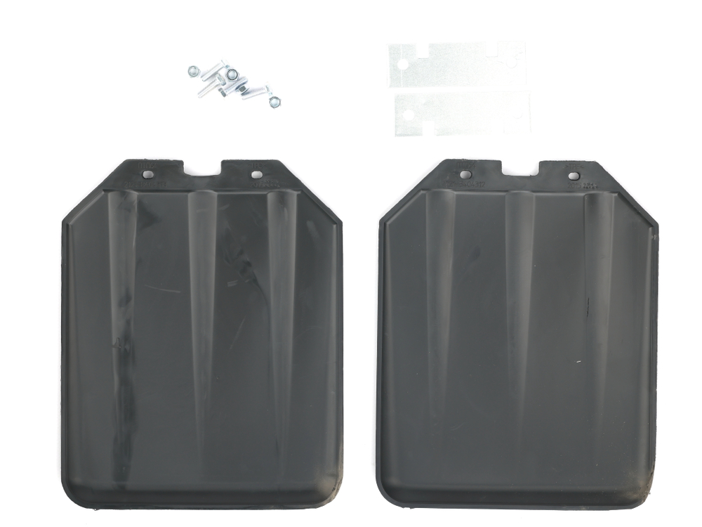 Брызговик ВАЗ 2121 НИВА задний (к-т из 2 шт.) ТЭП (термоэластопласт) в сборе (ПолиуретанДеталь) ( ОЕ2121-8404312/13 )