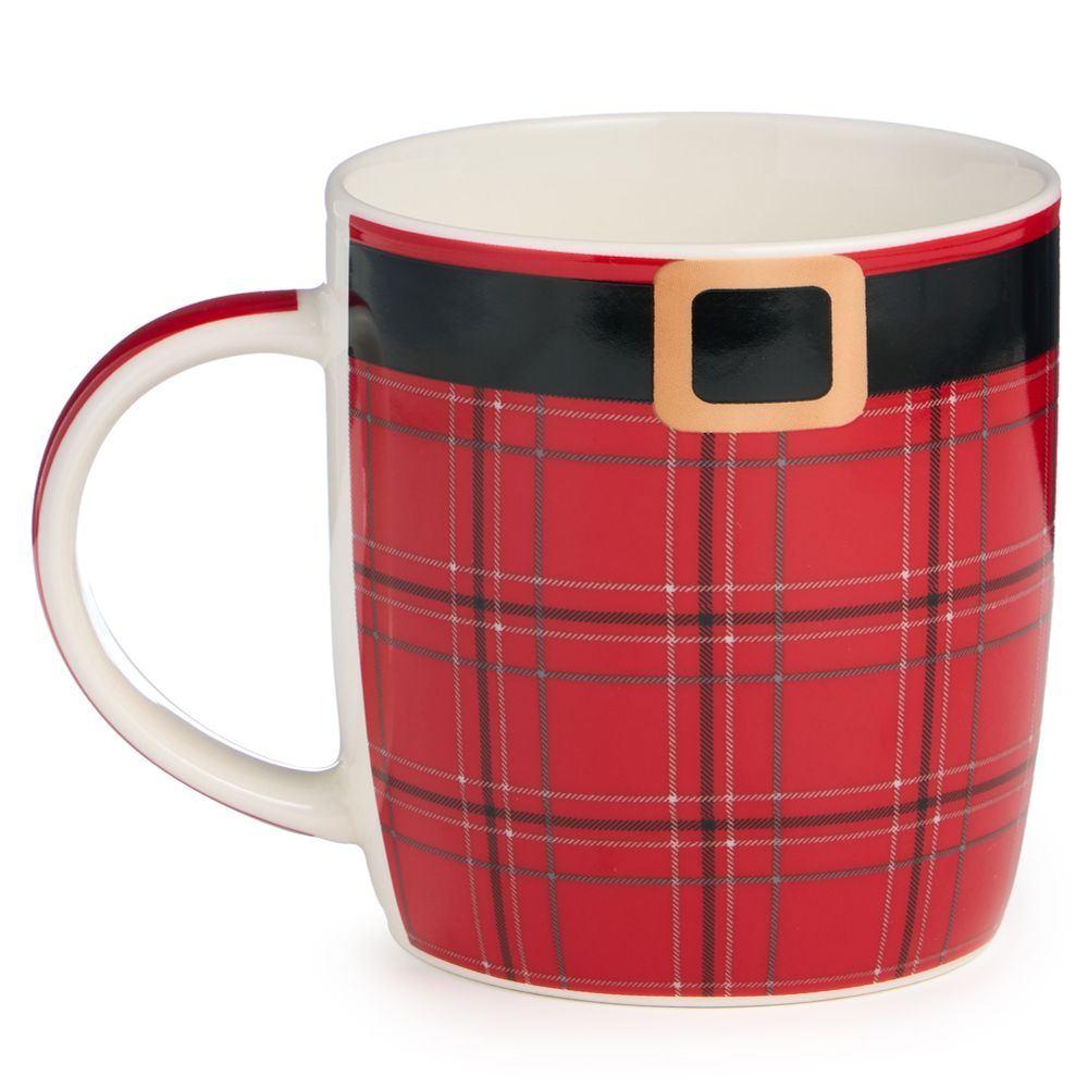 НАБОР ПОСУДЫ LEFARD "САНТА" 2 ПР. (КРУЖКА 355 МЛ, САЛАТНИК 12,5 СМ)