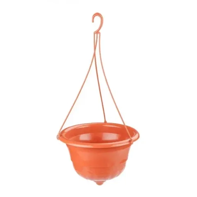 Горшок-кашпо Грация 4,5л подвесной (коричневый) (комплект 17 шт)