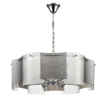 Люстра подвесная 8*E14 6594/8 хром/серый/прозрачный MODERNI Dandy Lumion