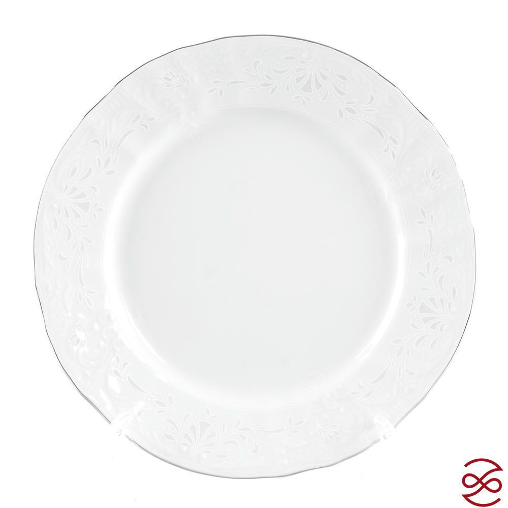 Набор тарелок Bernadotte Платиновый узор 17 см(6 шт)